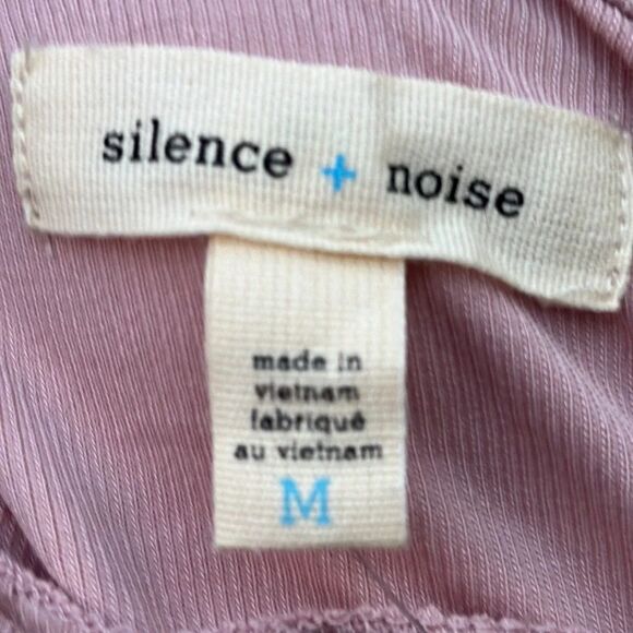 Silence + Noise Belinda Ribbed Knit Wide-Leg Jumpsuit Size M - Picture 14 of 16